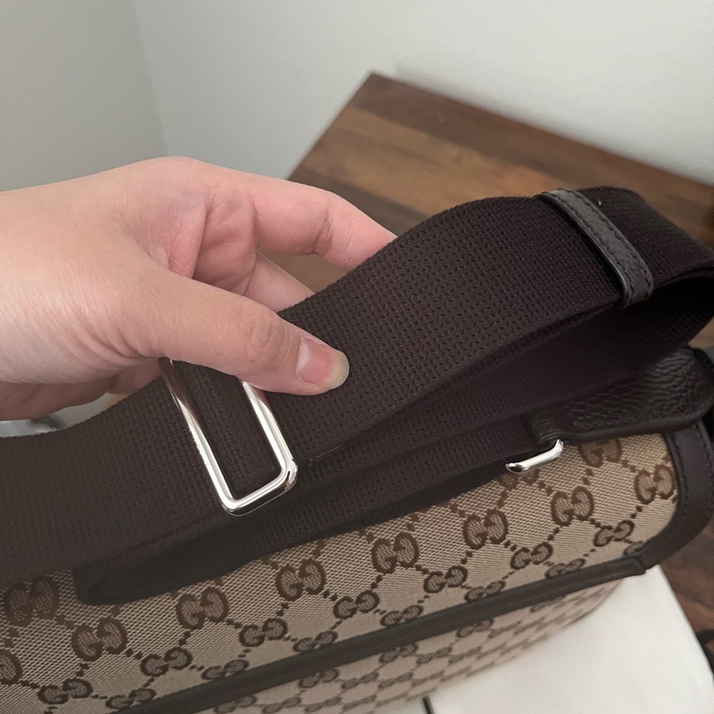 ❌ SOLD❌ NWT Gucci GG Guccissima Messenger Bag - Picture 4 of 13